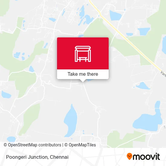 Poongeri Junction map