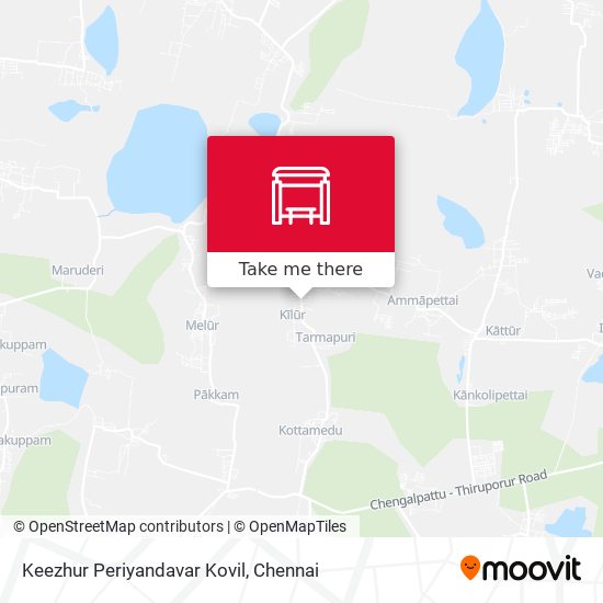 Keezhur Periyandavar Kovil map