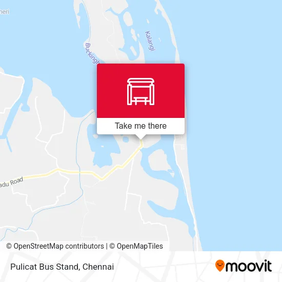 Pulicat Bus Stand map