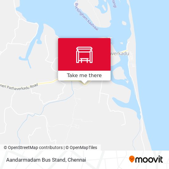Aandarmadam Bus Stand map
