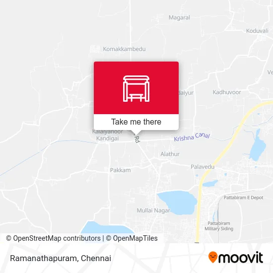 Ramanathapuram map