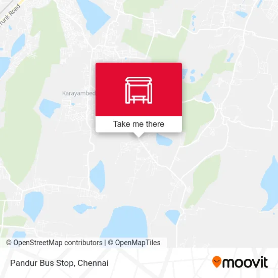 Pandur Bus Stop map