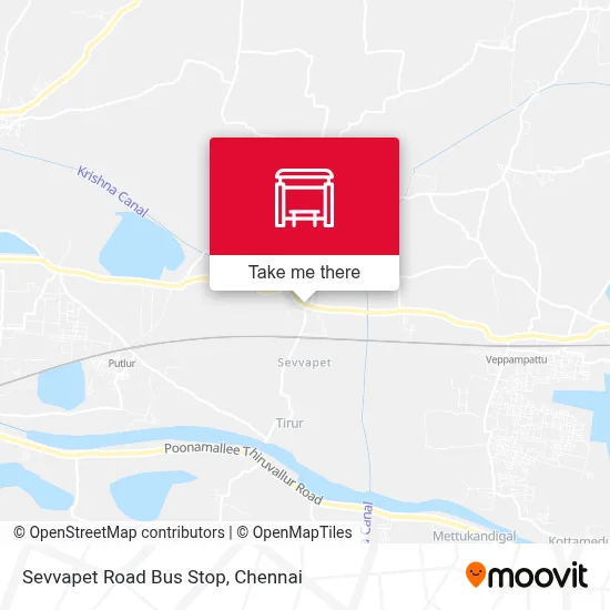 Sevvapet Road Bus Stop map