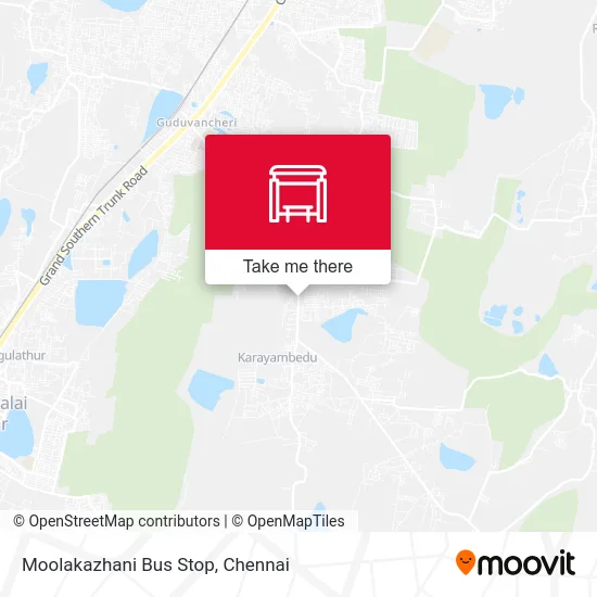 Moolakazhani Bus Stop map