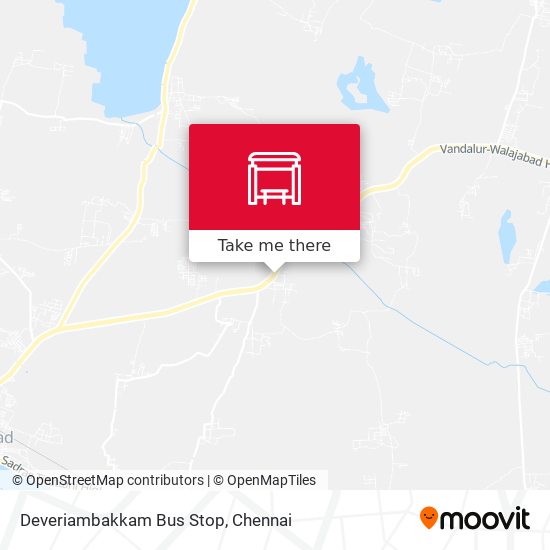 Deveriambakkam Bus Stop map