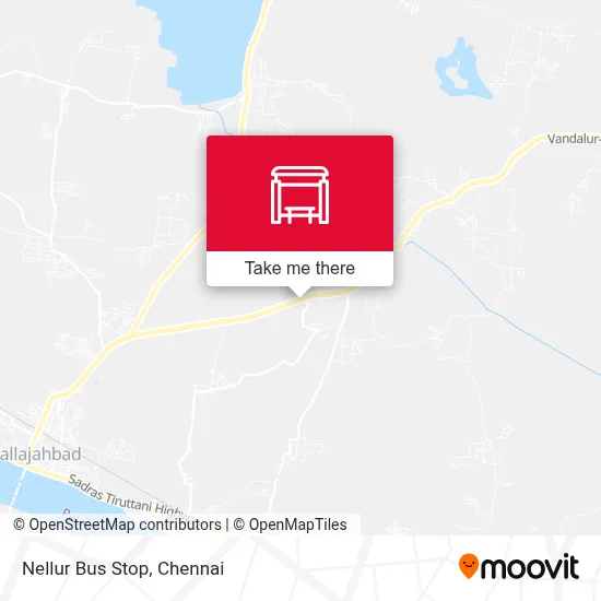 Nellur Bus Stop map