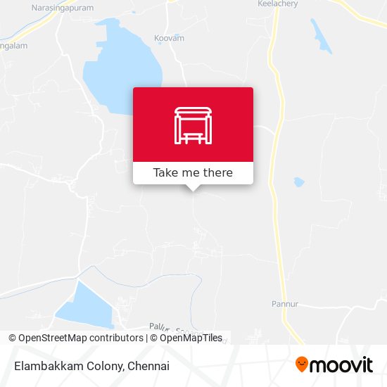 Elambakkam Colony map