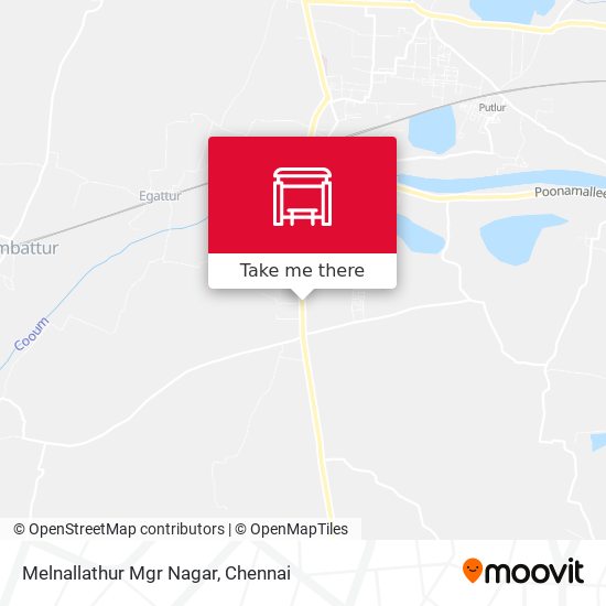 Melnallathur Mgr Nagar map