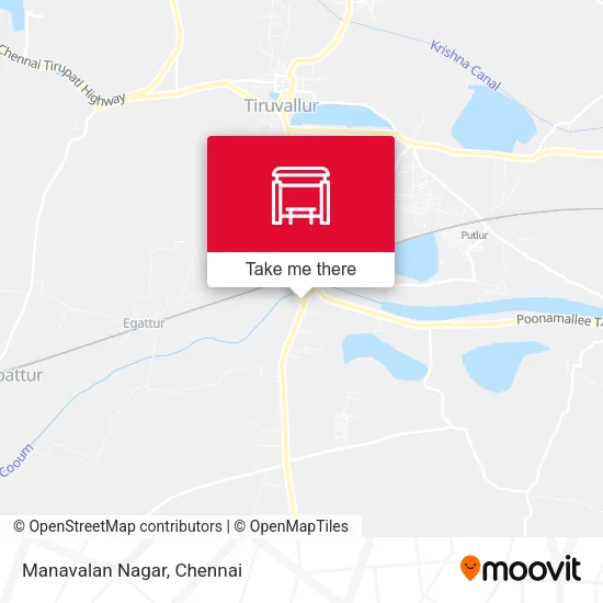 Manavalan Nagar map