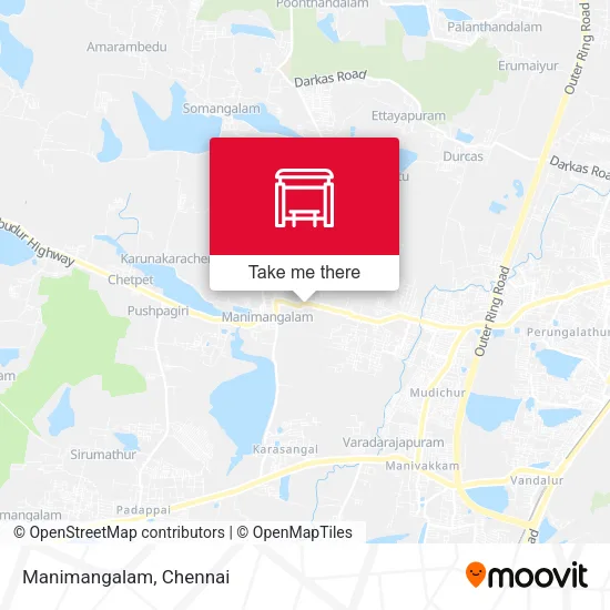 Manimangalam map