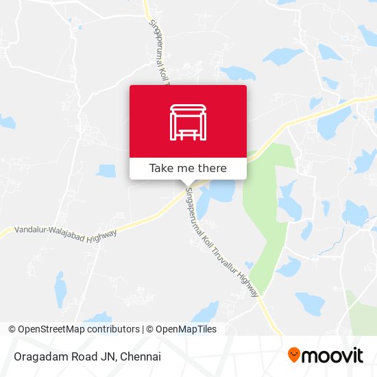 Oragadam Road JN map