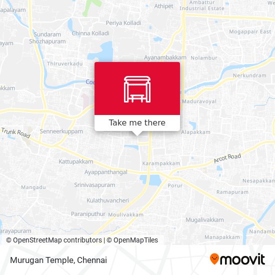 Murugan Temple map