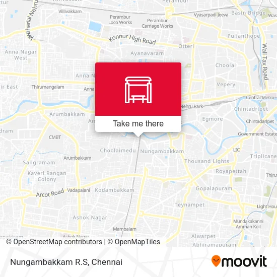 Nungambakkam R.S map