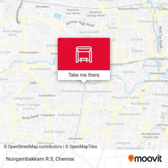 Nungambakkam R.S map