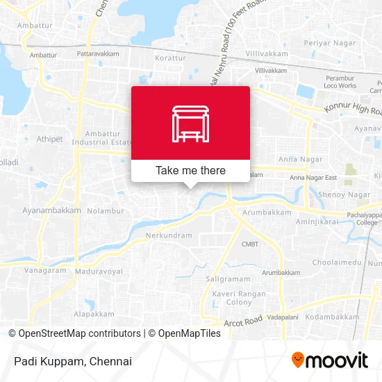 Padi Kuppam map