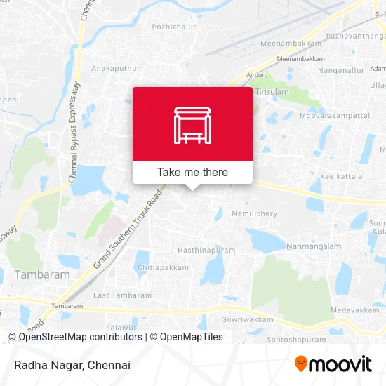 Radha Nagar map
