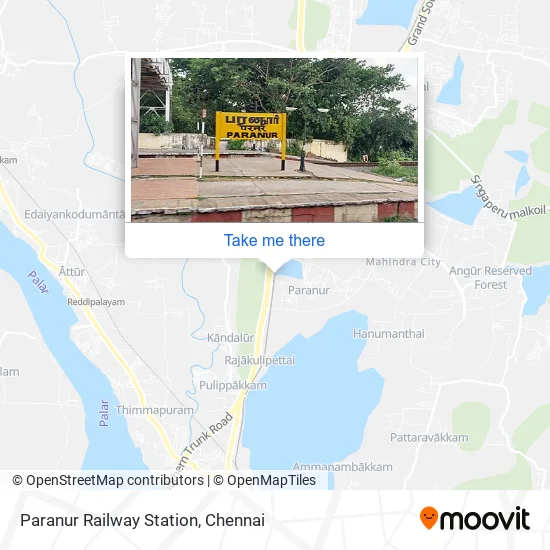 Paranur Railway Station map