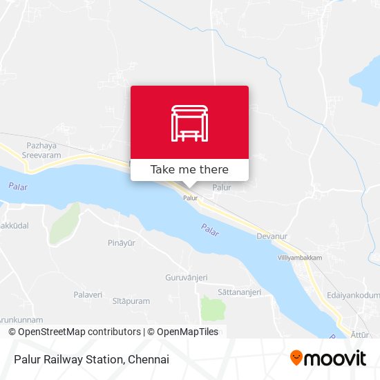 Palur Railway Station map