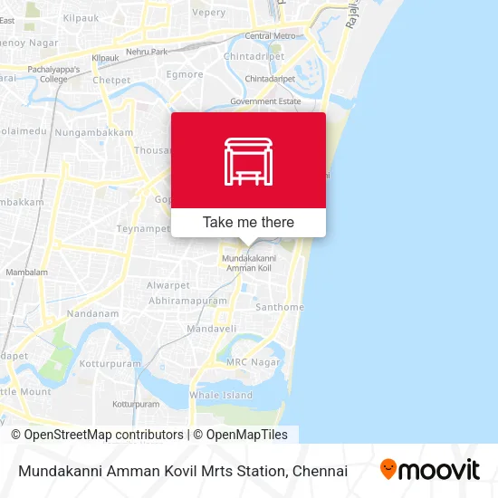 Mundakanni Amman Kovil Mrts Station map