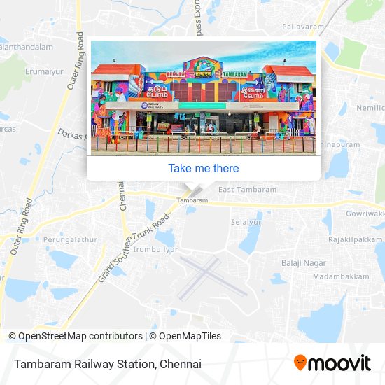 Tambaram Railway Station map