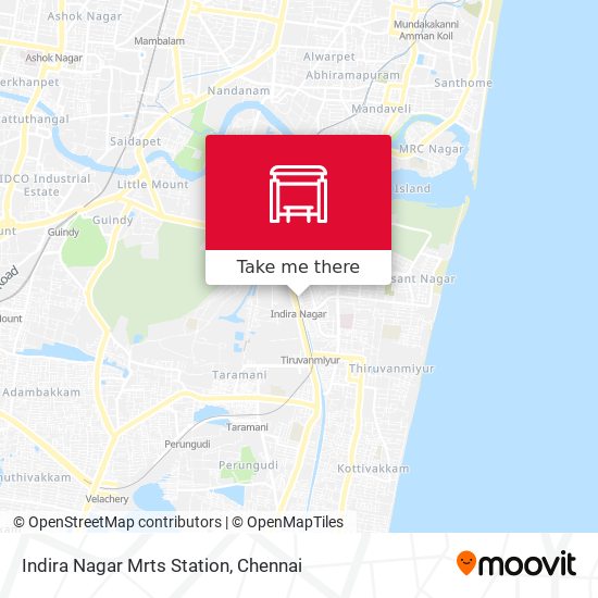 Indira Nagar Mrts Station map