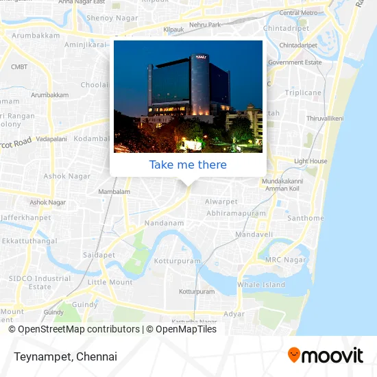 Teynampet map
