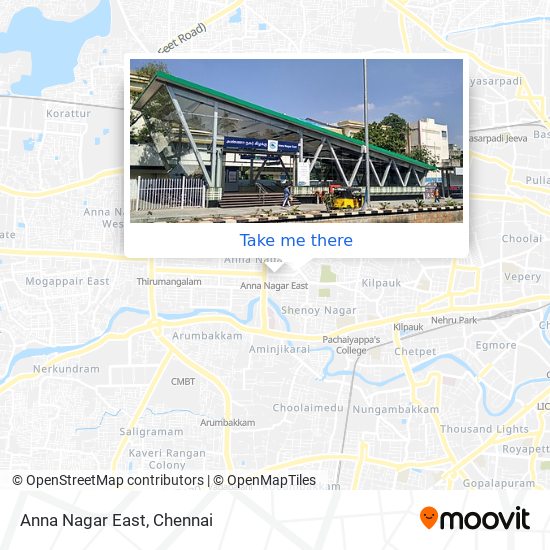 Anna Nagar East map