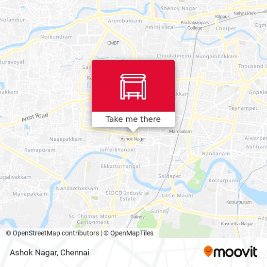 Ashok Nagar map