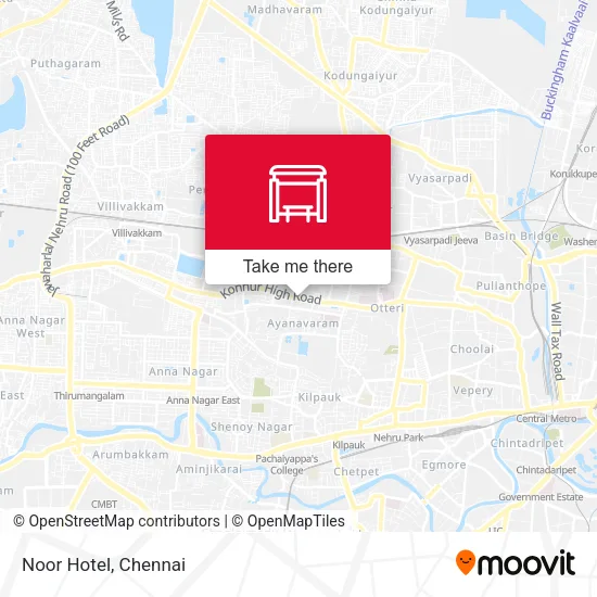 Noor Hotel map
