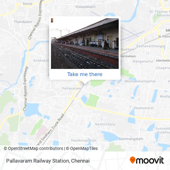 Pallavaram Railway Station map