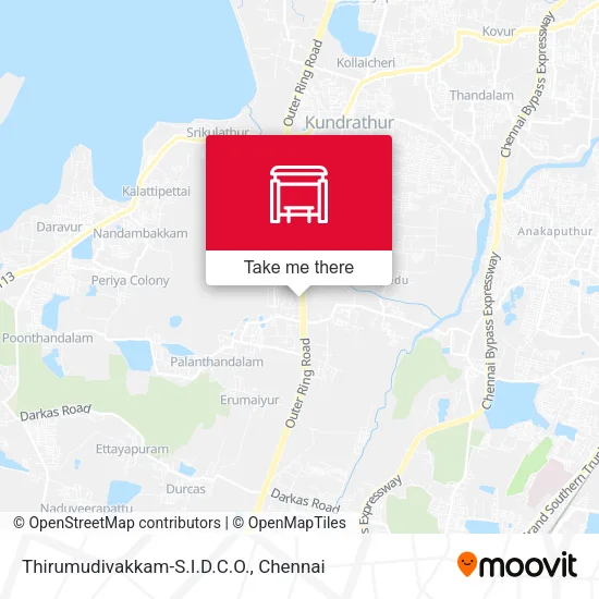 Thirumudivakkam-S.I.D.C.O. map