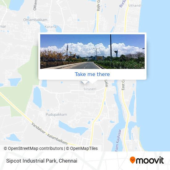 Sipcot Industrial Park map