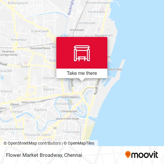 Flower Market Broadway map