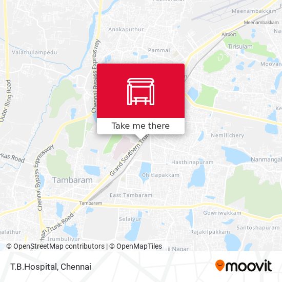 T.B.Hospital map