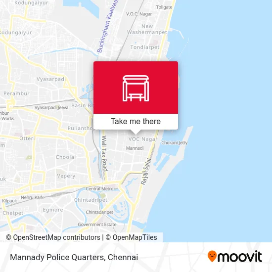 Mannady Police Quarters map