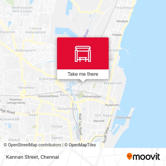 Kannan Street map