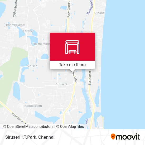 Siruseri I.T.Park map