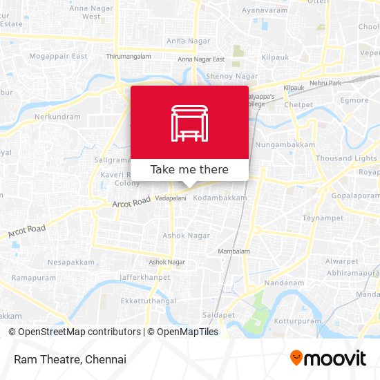 Ram Theatre map