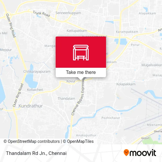 Thandalam Rd Jn. map