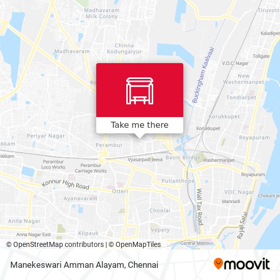 Manekeswari Amman Alayam map