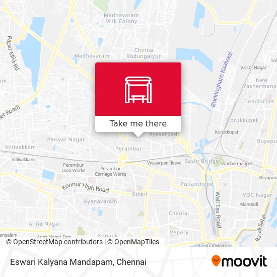 Eswari Kalyana Mandapam map