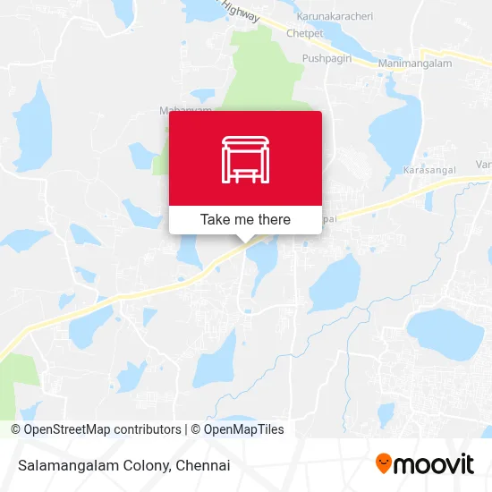 Salamangalam Colony map