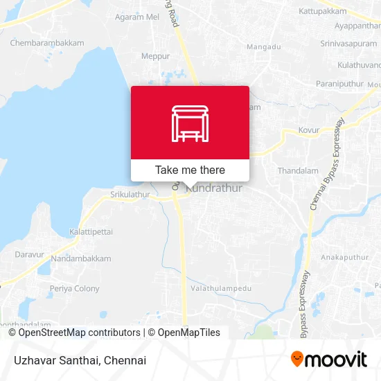 Uzhavar Santhai map