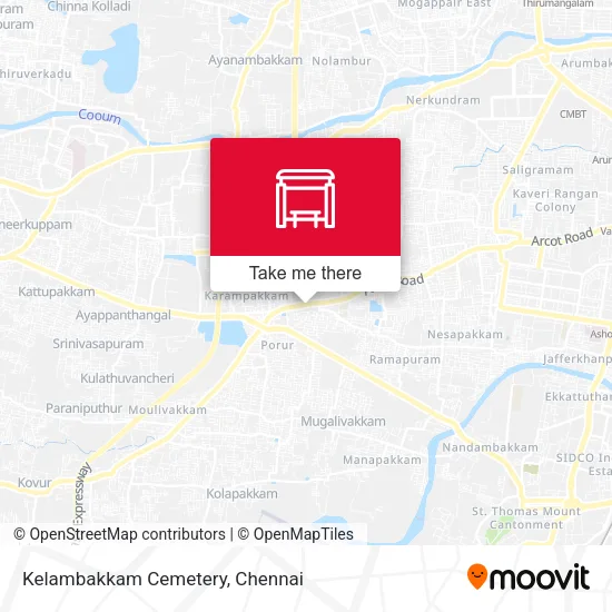 Kelambakkam Cemetery map