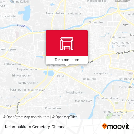 Kelambakkam Cemetery map