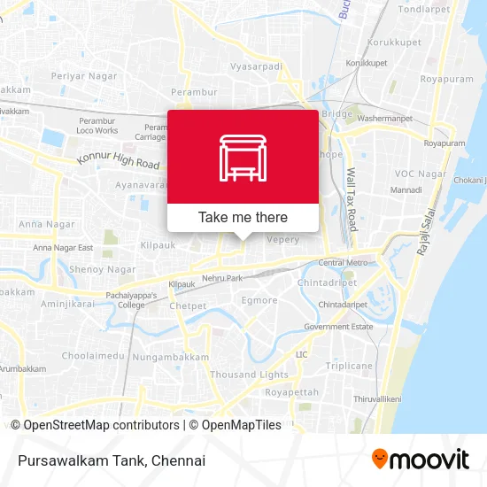 Pursawalkam Tank map