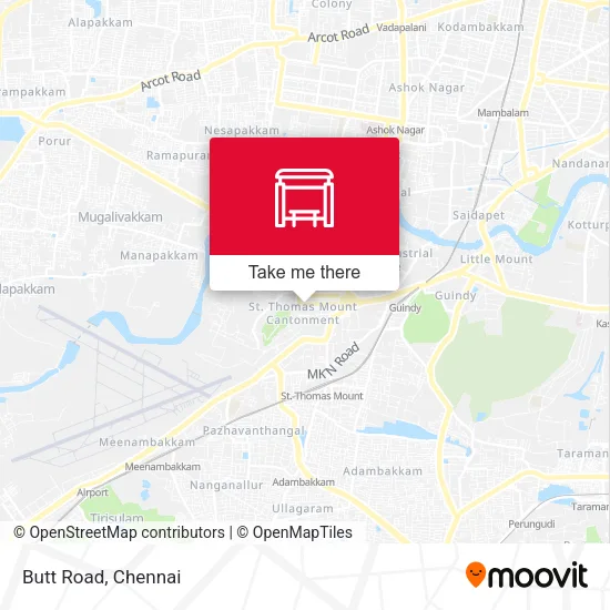 Butt Road map