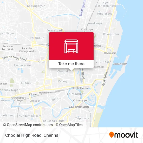 Choolai High Road map