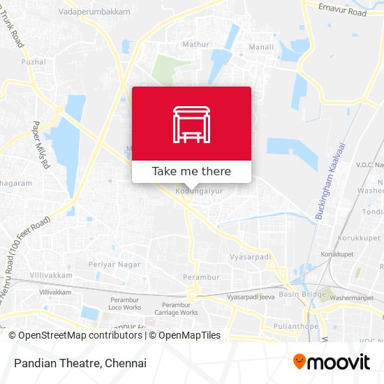 Pandian Theatre map