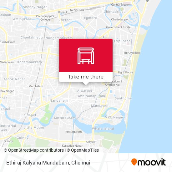 Ethiraj Kalyana Mandabam map
